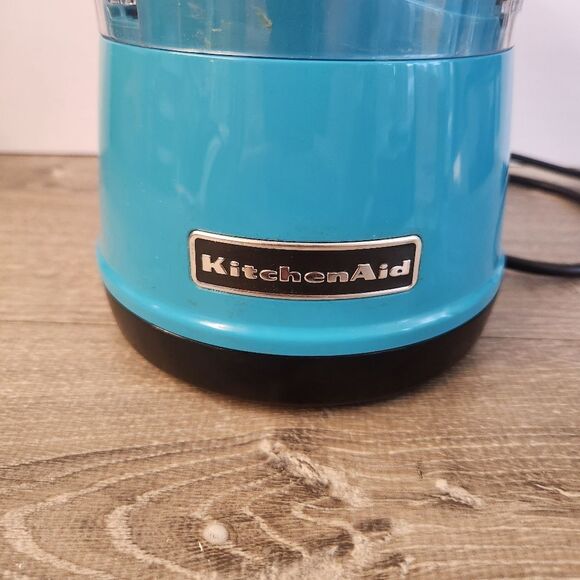 KitchenAid Mini Food Chopper Processor Blue Aqua Sky Kitchen Tool Tested Working - Picture 3 of 13
